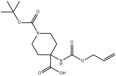 4-ALLYL-PIPERIDINE-1,4-DICARBOXYLIC ACID MONO-TERT-BUTYL ESTER Struktur