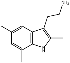 2-(2,5,7-TRIMETHYL-1H-INDOL-3-YL)-ETHYLAMINE Struktur