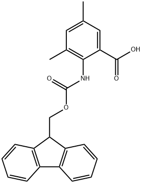 FMOC-2-AMINO-3,5-DIMETHYLBENZOIC ACID Struktur