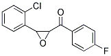 2-(2-CHLOROPHENYL)-3-(4-FLUOROBENZOYL)OXIRANE Struktur