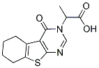 2-(4-OXO-5,6,7,8-TETRAHYDRO-4H-BENZO[4,5]THIENO[2,3-D]PYRIMIDIN-3-YL)-PROPIONIC ACID Struktur