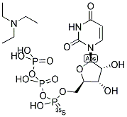 URIDINE 5'-[ALPHA-35S]THIOTRIPHOSPHATE, TRIETHYLAMMONIUM SALT Struktur