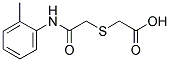 (O-TOLYLCARBAMOYL-METHYLSULFANYL)-ACETIC ACID Struktur