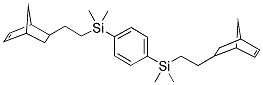 1,4-BIS[DIMETHYL[2-(5-NORBORNEN-2-YL)ETHYL]SILYL]BENZENE Struktur