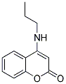 4-(PROPYLAMINO)-2H-CHROMEN-2-ONE Struktur