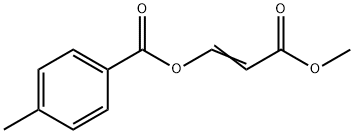 (E)-3-METHOXY-3-OXO-1-PROPENYL 4-METHYLBENZENECARBOXYLATE Struktur