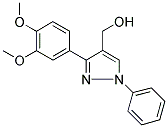 [3-(3,4-DIMETHOXYPHENYL)-1-PHENYL-1H-PYRAZOL-4-YL]METHANOL Struktur