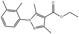 ETHYL 1-(2,3-DIMETHYLPHENYL)-3,5-DIMETHYL-1H-PYRAZOLE-4-CARBOXYLATE Struktur