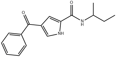 4-BENZOYL-N-(SEC-BUTYL)-1H-PYRROLE-2-CARBOXAMIDE Struktur