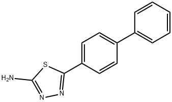 5-BIPHENYL-4-YL-[1,3,4]THIADIAZOL-2-YLAMINE Structure