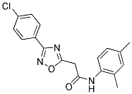 2-[3-(4-CHLOROPHENYL)-1,2,4-OXADIAZOL-5-YL]-N-(2,4-DIMETHYLPHENYL)ACETAMIDE Struktur