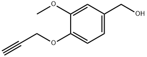 [3-METHOXY-4-(2-PROPYNYLOXY)PHENYL]METHANOL Struktur