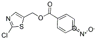 (2-CHLORO-1,3-THIAZOL-5-YL)METHYL 4-NITROBENZENECARBOXYLATE Struktur