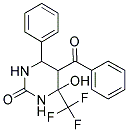 5-BENZOYL-4-HYDROXY-6-PHENYL-4-(TRIFLUOROMETHYL)TETRAHYDROPYRIMIDIN-2(1H)-ONE Struktur