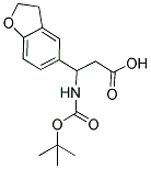 3-TERT-BUTOXYCARBONYLAMINO-3-(2,3-DIHYDRO-BENZOFURAN-5-YL)-PROPIONIC ACID Struktur