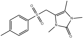 1,3,4-TRIMETHYL-5-([(4-METHYLPHENYL)SULFONYL]METHYL)-1,3-DIHYDRO-2H-IMIDAZOL-2-ONE Struktur