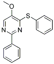 5-METHOXY-2-PHENYL-4-(PHENYLSULFANYL)PYRIMIDINE Struktur