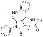 3-(2-HYDROXYPHENYL)-1-METHYL-4,6-DIOXO-5-PHENYLOCTAHYDROPYRROLO[3,4-C]PYRROLE-1-CARBOXYLIC ACID Struktur