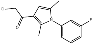 2-CHLORO-1-[1-(3-FLUOROPHENYL)-2,5-DIMETHYL-1H-PYRROL-3-YL]ETHANONE price.