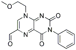 8-(2-METHOXYETHYL)-2,4-DIOXO-3-PHENYL-2,3,4,8-TETRAHYDRO-6-PTERIDINECARBALDEHYDE Struktur