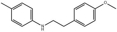 [2-(4-METHOXY-PHENYL)-ETHYL]-P-TOLYL-AMINE Struktur