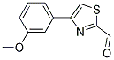 4-(3-METHOXYPHENYL)-1,3-THIAZOLE-2-CARBALDEHYDE Struktur