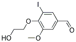 4-(2-HYDROXYETHOXY)-3-IODO-5-METHOXYBENZALDEHYDE Struktur