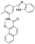 N-[5-(1H-BENZIMIDAZOL-2-YL)-2-METHYLPHENYL]-1-METHOXY-2-NAPHTHAMIDE Struktur