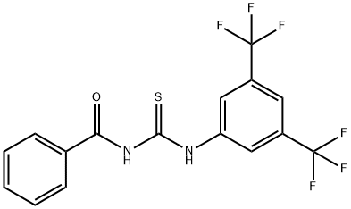 1-(3,5-BIS(TRIFLUOROMETHYL)PHENYL)-3-BENZOYLTHIOUREA Struktur