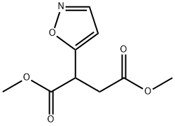 DIMETHYL 2-(5-ISOXAZOLYL)SUCCINATE Struktur