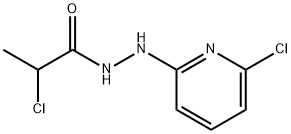 2-CHLORO-N'-(6-CHLORO-2-PYRIDINYL)PROPANOHYDRAZIDE Struktur