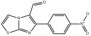 6-(4-NITRO-PHENYL)-IMIDAZO[2,1-B]THIAZOLE-5-CARBOXALDEHYDE Struktur