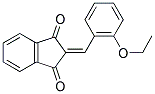 2-[(2-ETHOXYPHENYL)METHYLENE]-1H-INDENE-1,3(2H)-DIONE Struktur