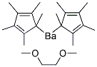 BIS(PENTAMETHYLCYCLOPENTADIENYL)BARIUM, 1,2-DIMETHOXYETHANE ADDUCT Struktur