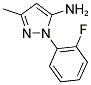 1-(2-FLUOROPHENYL)-3-METHYL-1H-PYRAZOL-5-AMINE Struktur