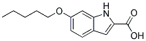 6-(PENTYLOXY)-1H-INDOLE-2-CARBOXYLIC ACID Struktur