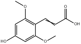 2,6-DIMETHOXY-4-HYDROXYCINNAMIC ACID Struktur