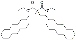 DIETHYL DIHEXADECYLMALONATE Struktur