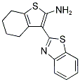 3-BENZOTHIAZOL-2-YL-4,5,6,7-TETRAHYDRO-BENZO[B]THIOPHEN-2-YLAMINE Struktur