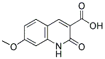 7-METHOXY-2-OXO-1,2-DIHYDRO-QUINOLINE-3-CARBOXYLIC ACID Struktur