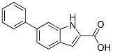 6-PHENYL-1H-INDOLE-2-CARBOXYLIC ACID Struktur