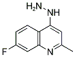 7-FLUORO-4-HYDRAZINO-2-METHYLQUINOLINE Struktur