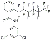 N-(3,5-DICHLOROPHENYL)-2-(1,1,2,2,3,3,4,4,5,5,6,6,6-TRIDECAFLUOROHEXYL)BENZAMIDE Struktur