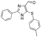 5-[(4-METHYLPHENYL)SULFANYL]-2-PHENYL-1H-IMIDAZOLE-4-CARBALDEHYDE Struktur