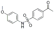 4-(4-METHOXYPHENYL)-SULFAMYLACETOPHENONE Struktur