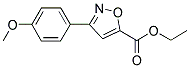 ETHYL 3-(4-METHOXYPHENYL)ISOXAZOLE-5-CARBOXYLATE Struktur