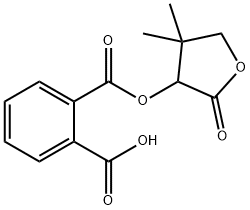 2-([(4,4-DIMETHYL-2-OXOTETRAHYDROFURAN-3-YL)OXY]CARBONYL)BENZOIC ACID Struktur