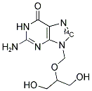 GANCICLOVIR, [8-14C]- Struktur