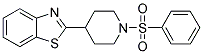 2-[1-(PHENYLSULFONYL)-4-PIPERIDINYL]-1,3-BENZOTHIAZOLE Struktur