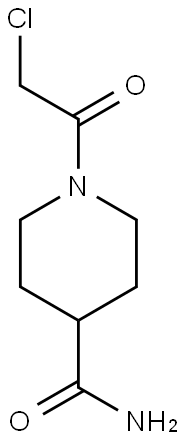 1-(2-CHLORO-ACETYL)-PIPERIDINE-4-CARBOXYLIC ACID AMIDE Struktur